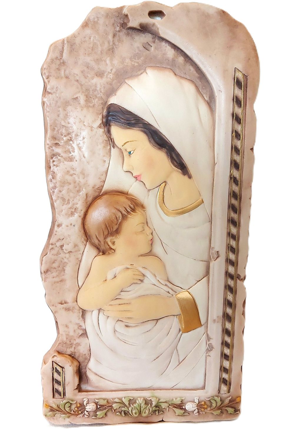 Platte Bild Muttergottes mit Jesuskind Platte Bild Muttergottes mit Jesuskind