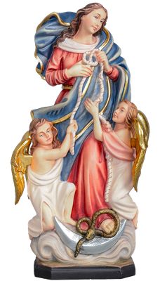 Maria Knotenlöserin mit Engeln