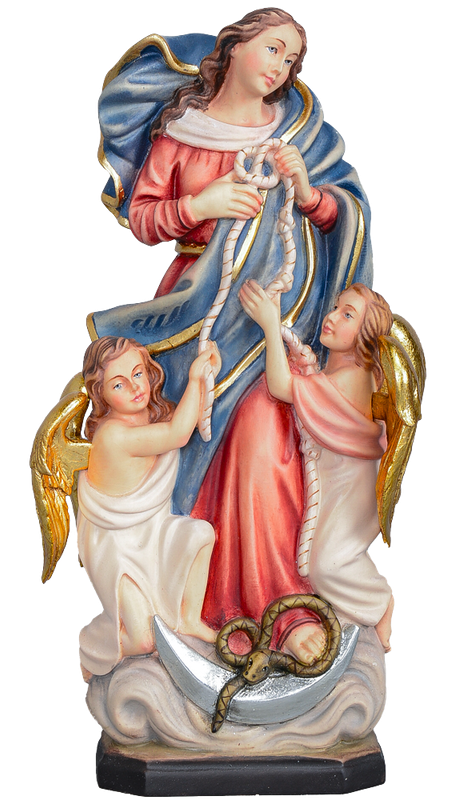 Maria Knotenlöserin mit Engeln Maria Knotenlöserin mit Engeln