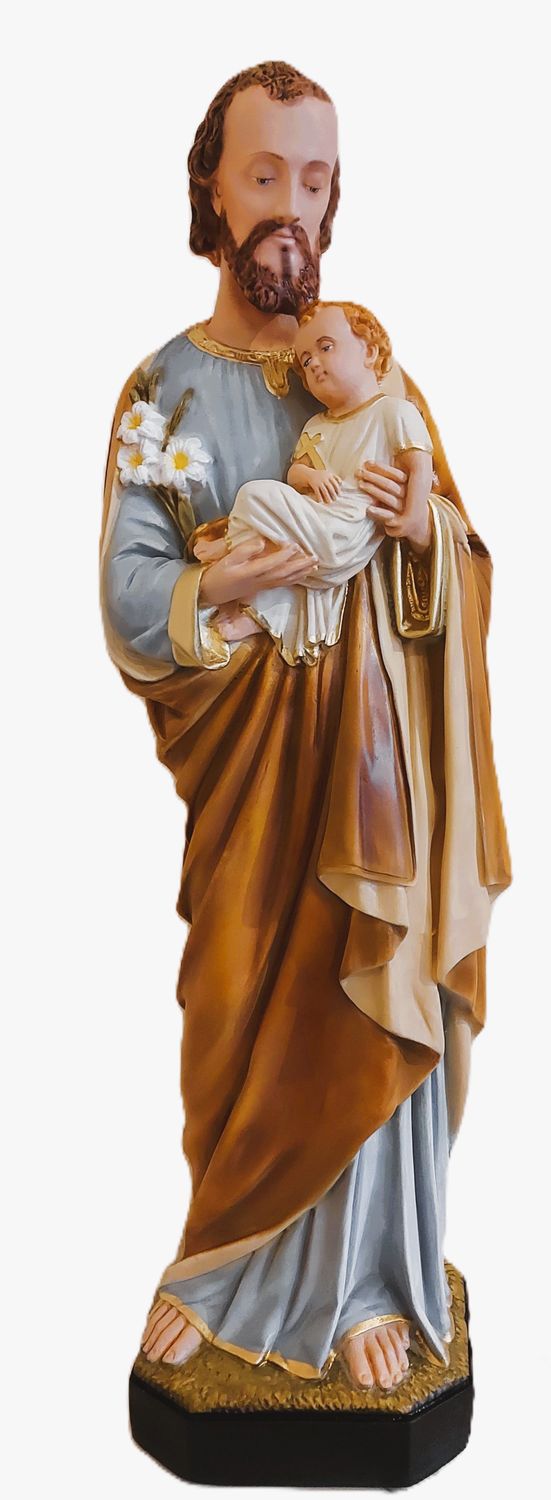 Hl. Josef mit Jesuskind 64 cm aus Poly