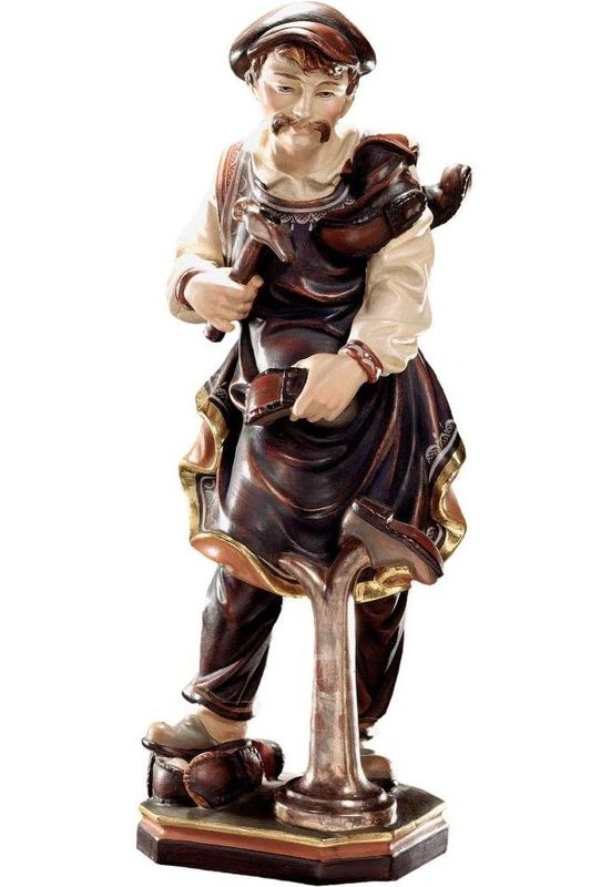 cordonnier, statue en bois
