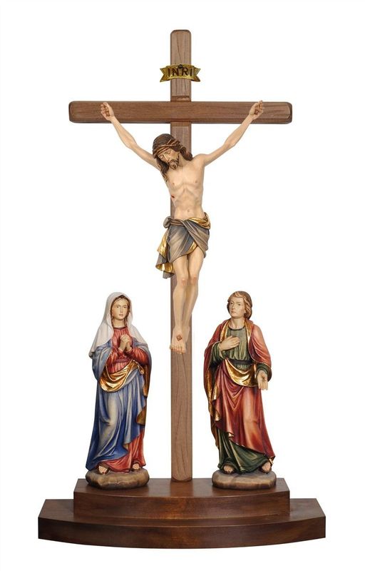 Kreuzigungsgruppe Jesus + Maria + Johannes Kreuzigungsgruppe Jesus + Maria + Johannes