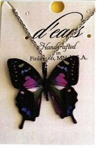 Black & Purple Butterfly