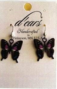Black & Purple Butterfly