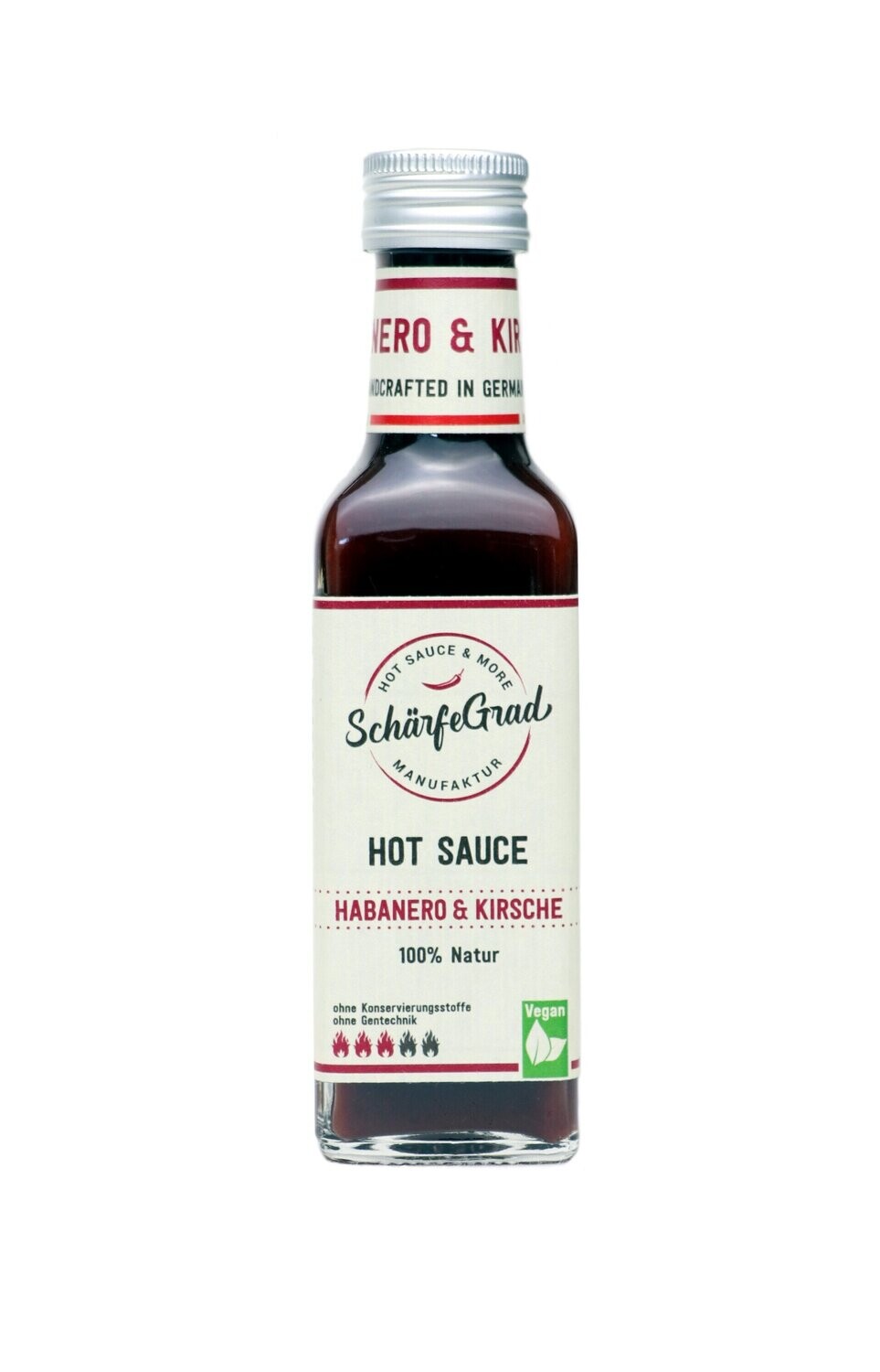 Hot Sauce Habanero & Kirsche
(100 ml)