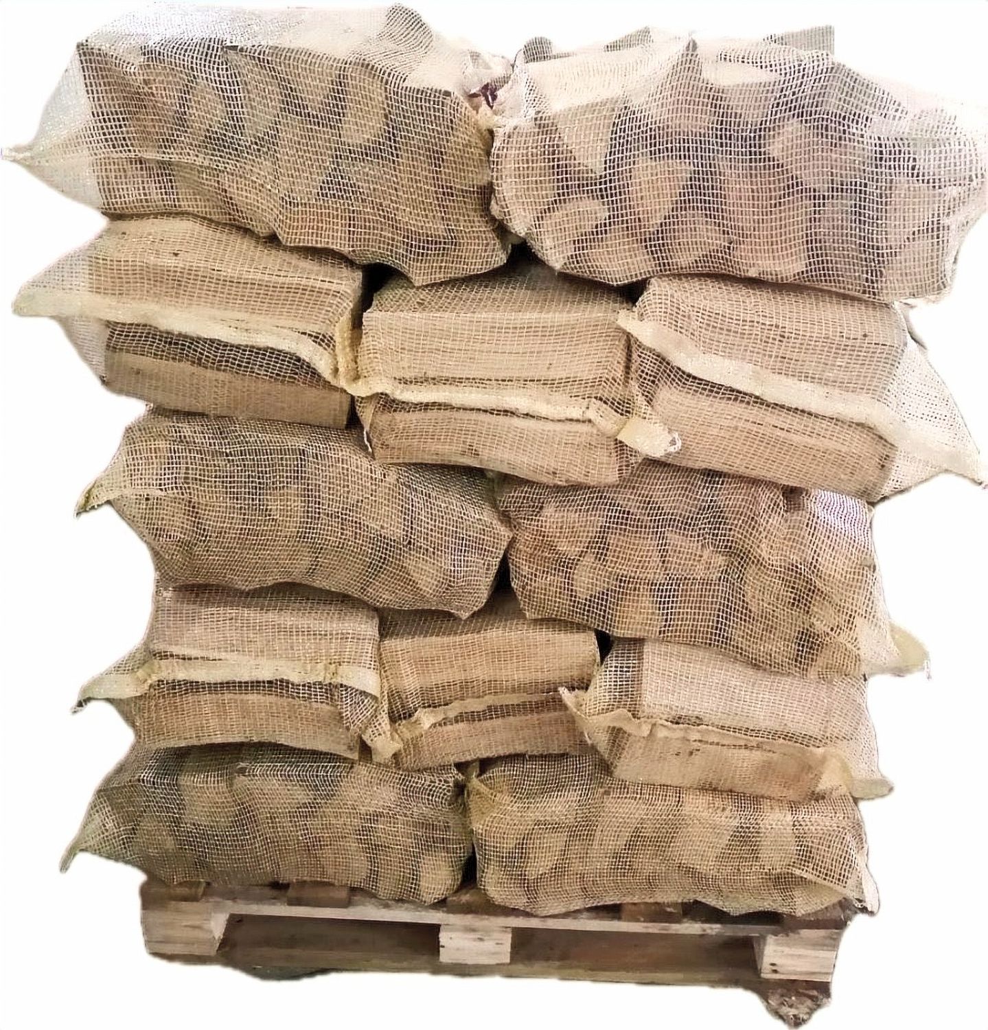 Kuiva koivuklapi 30cm 40l verkkosäkeissä