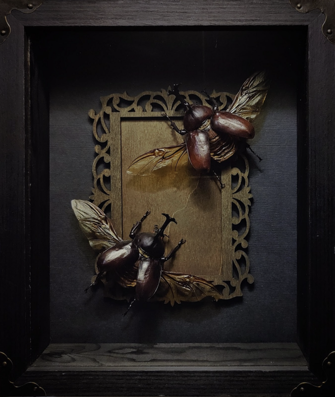 “Fight/Flight” Frame Size: 8" x 10"
