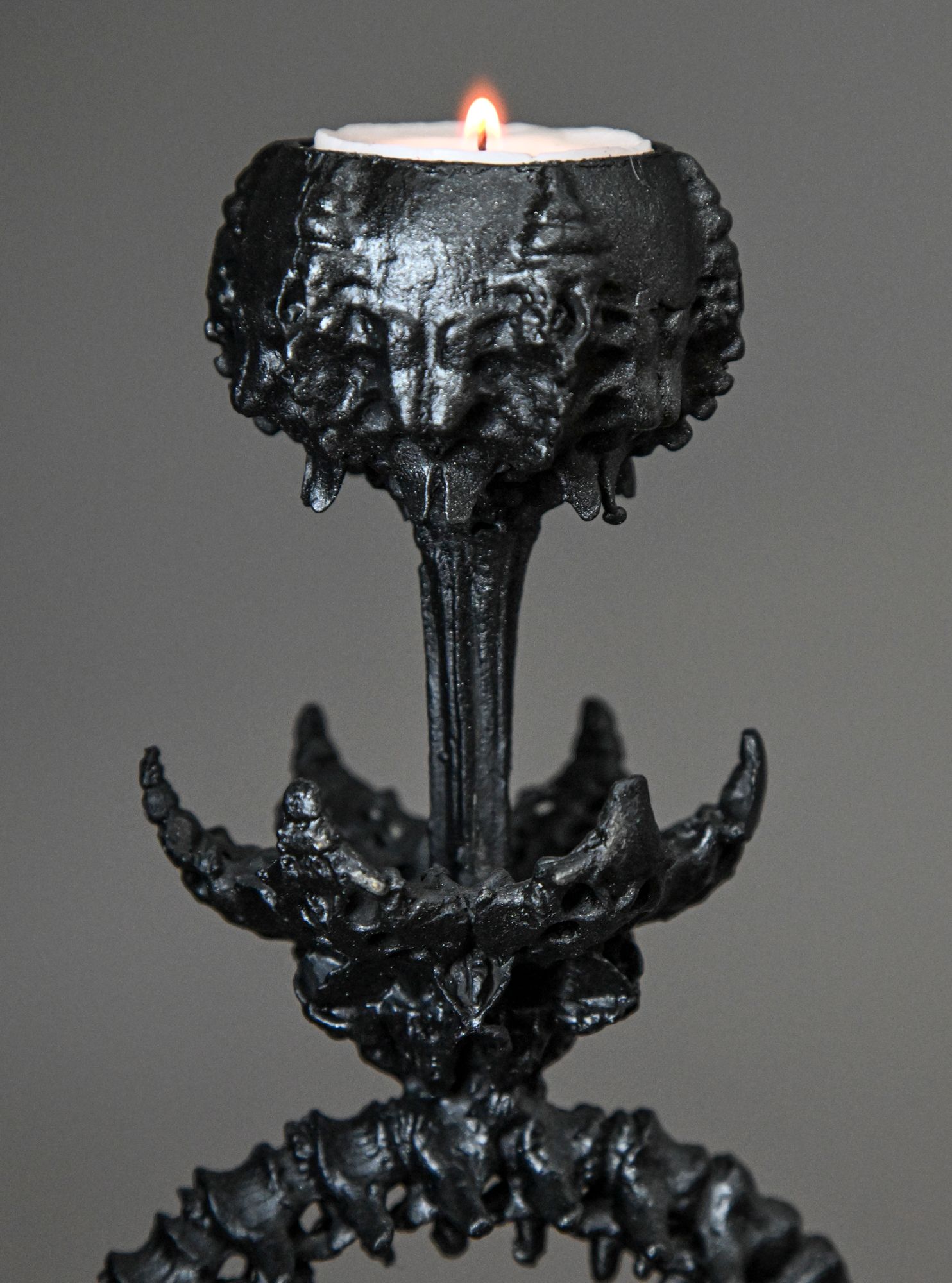 AVAILABLE FOR PRE ORDER SOON: Wall mounted Gothic style candle holder