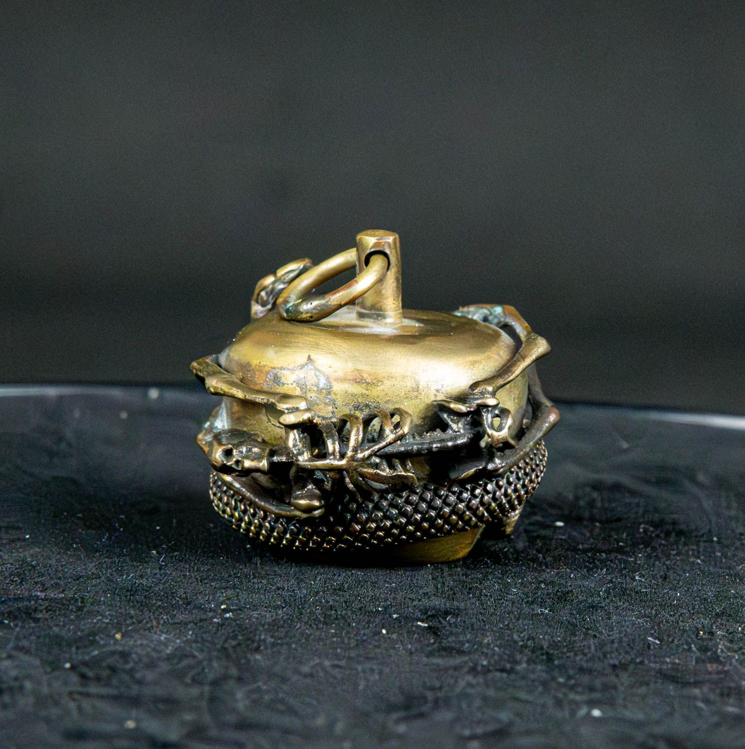 Forbidden Fruit pendant/ trinket holder