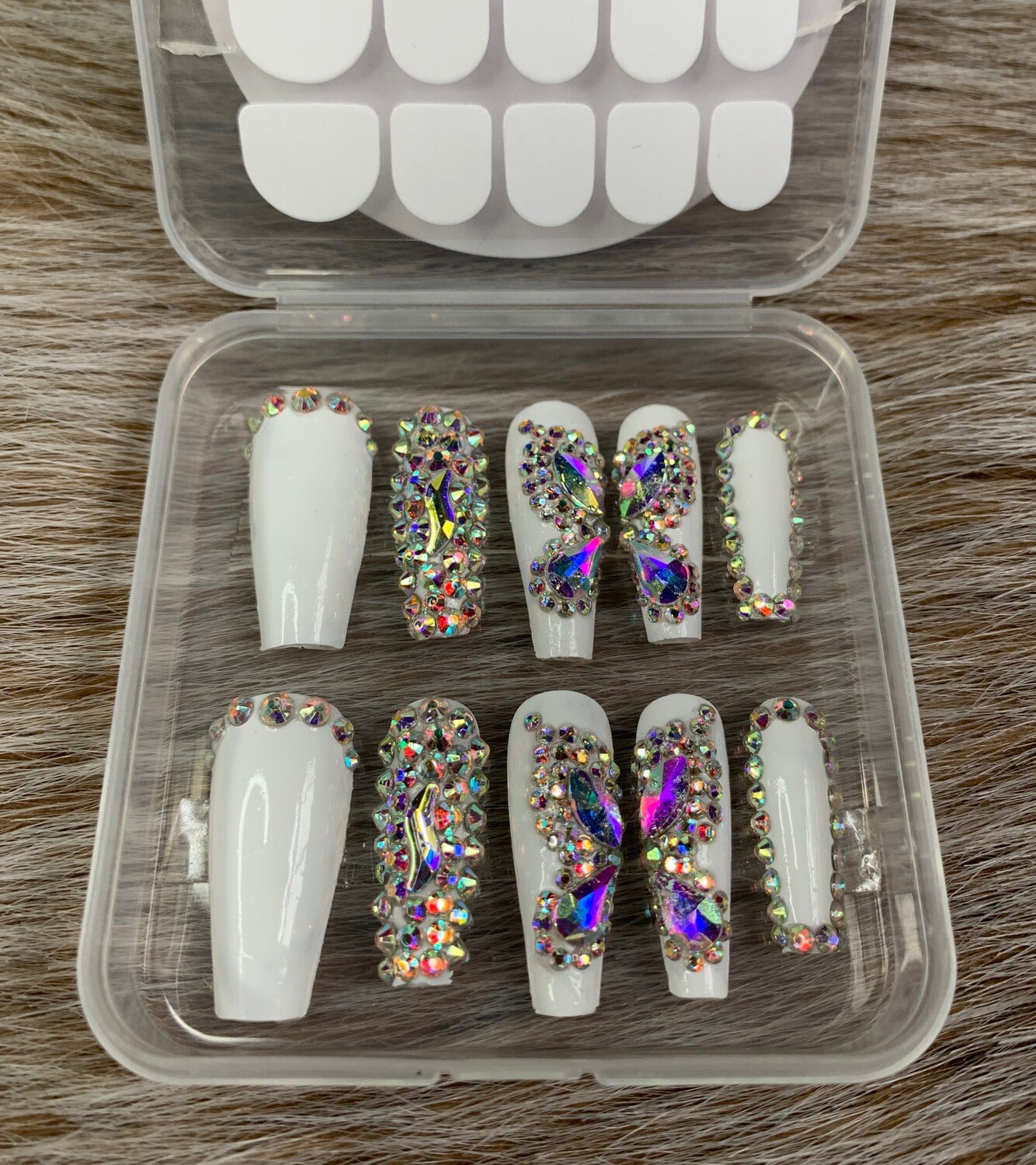 BLING BUTTERFLY NAIL SET