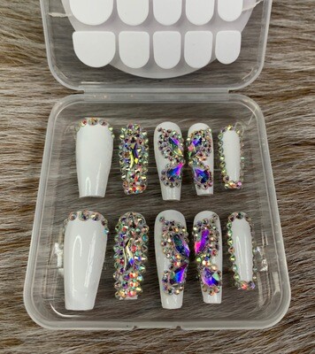 BLING BUTTERFLY NAIL SET