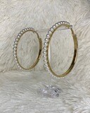 FIERCE Pearl Hoops