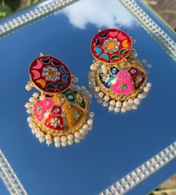 MULTICOLOR JHUMKA