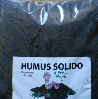 Abono Orgánico Sólido | Humus de lombriz | Funda de 15 lbs.
