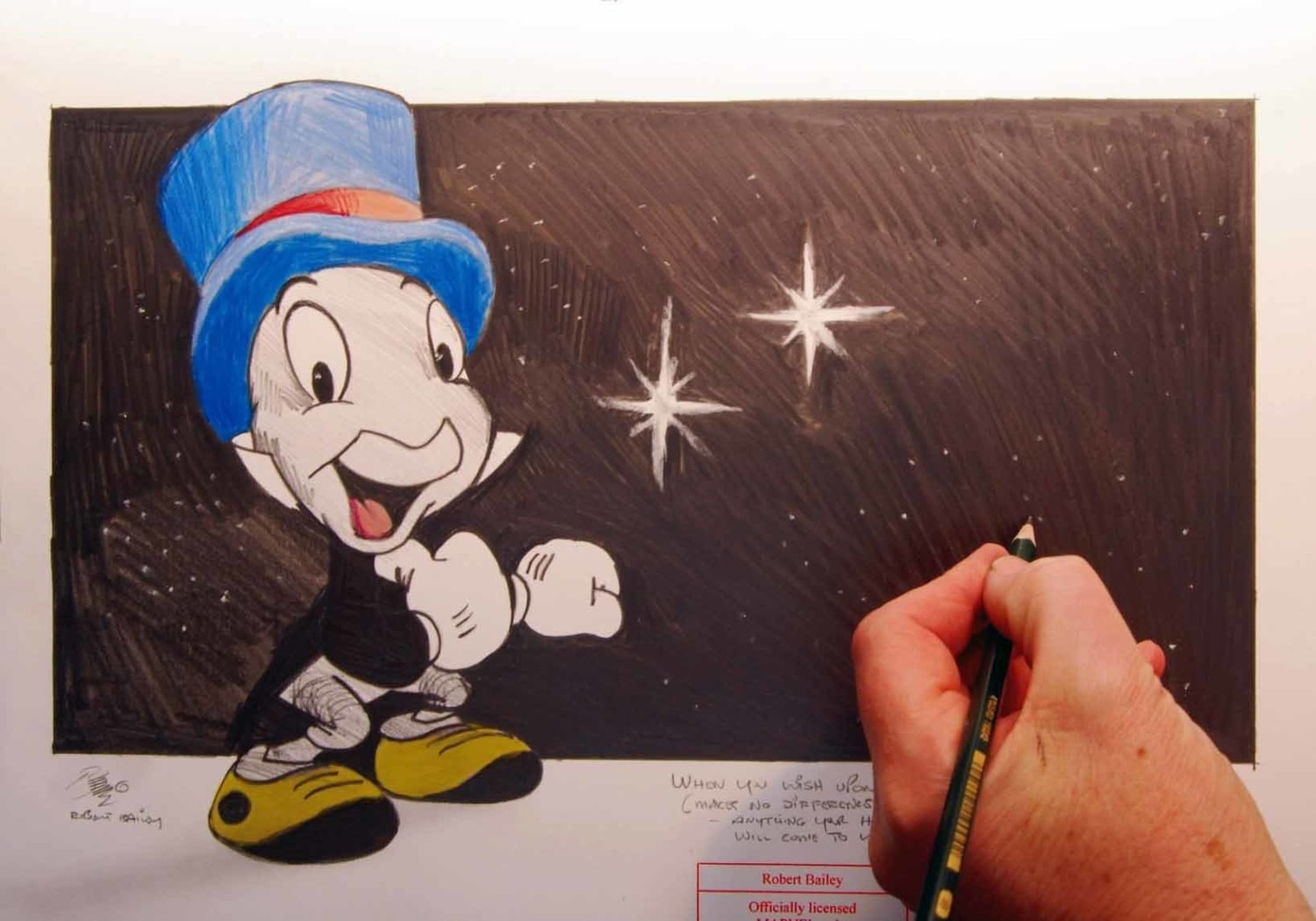 When  you wish.....(Jiminy Cricket).