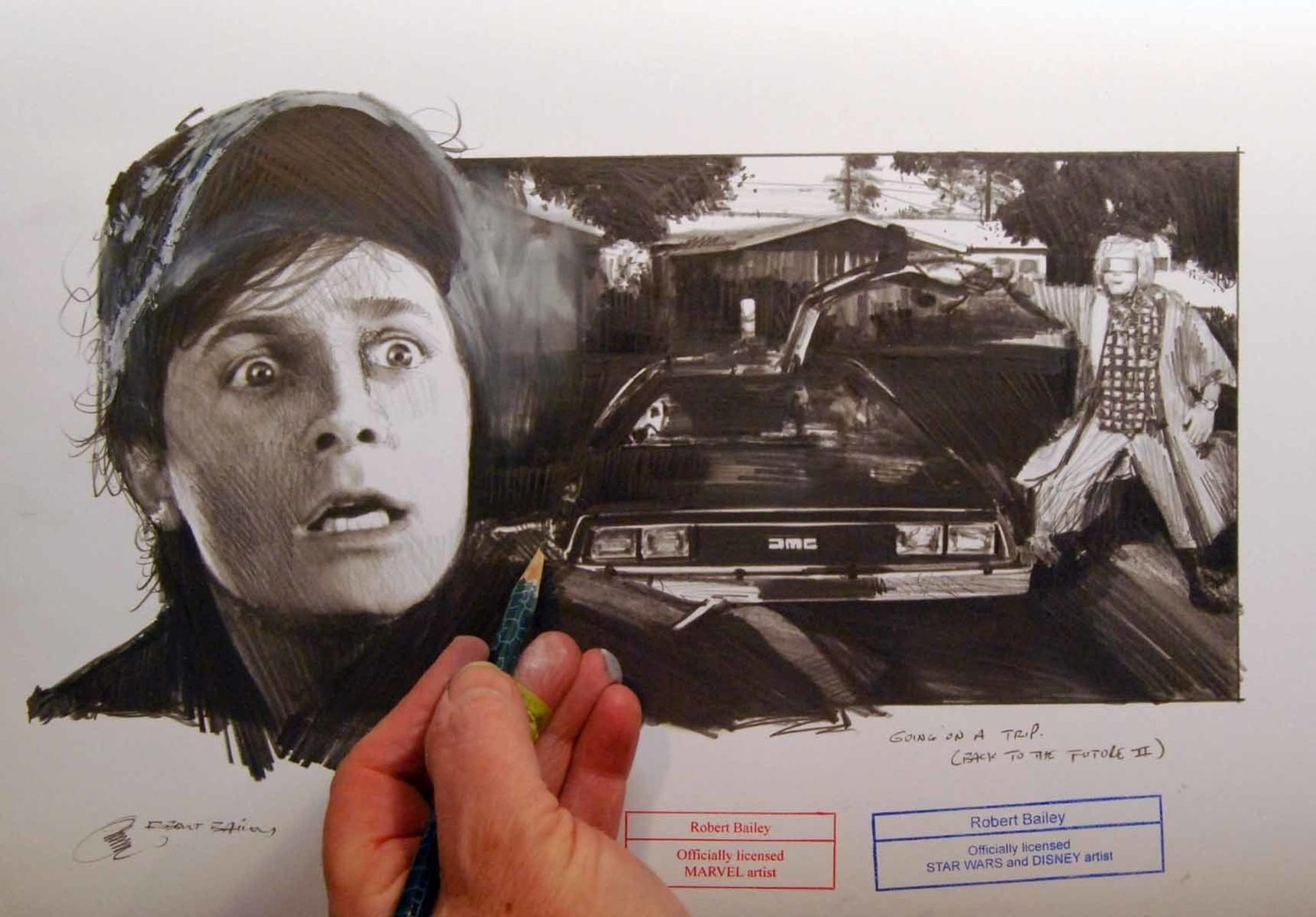 GOING ON A TRIP.  (Back to the Future).