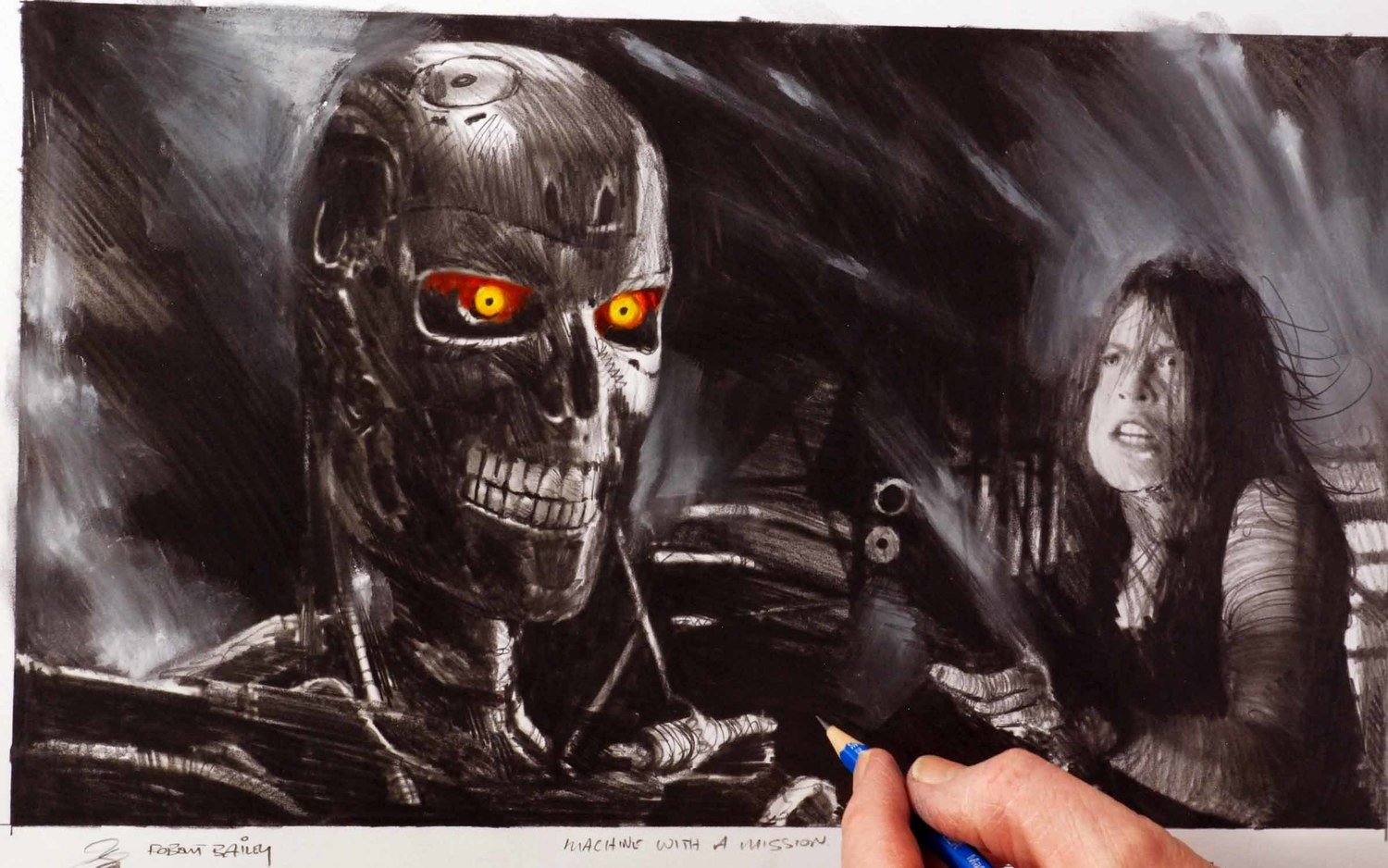 MACHINE WITH A MISSION. (The Terminator).