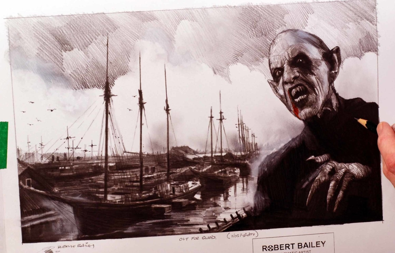 OUT FOR BLOOD. (Nosferatu).