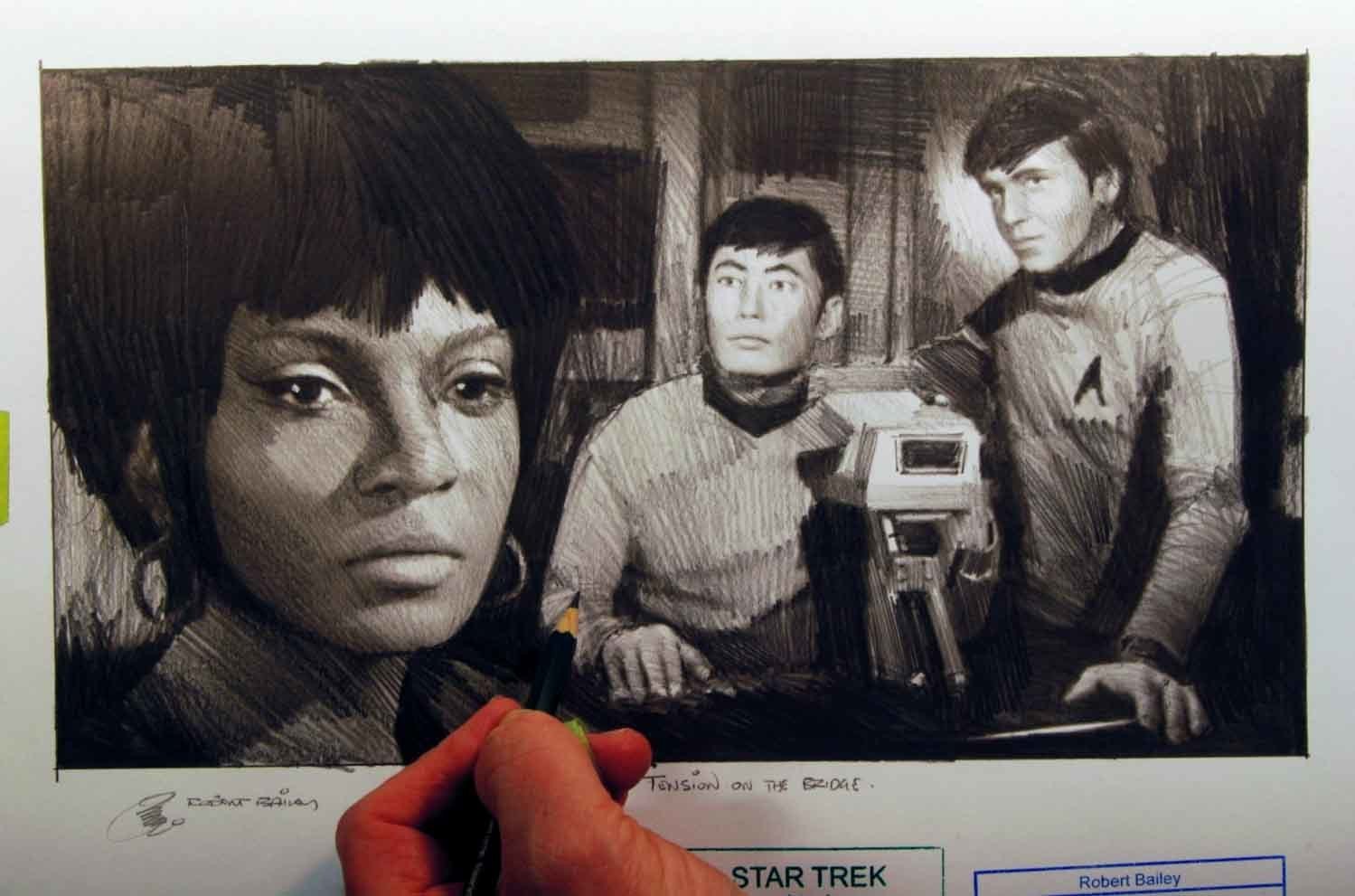 Tension on the Bridge. (Nichelle Nichols).