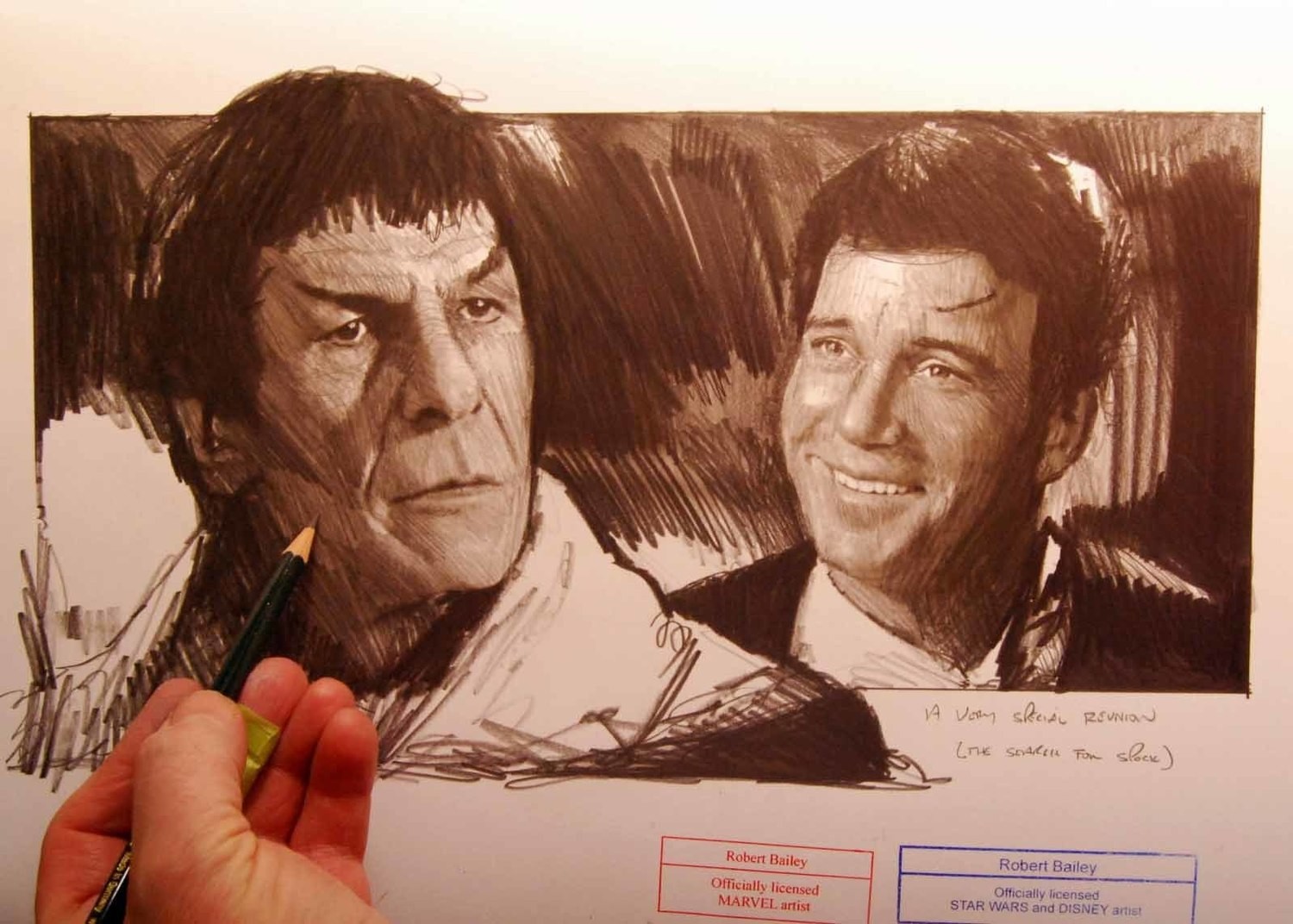 A VERY SPECIAL REUNION.   (The Search for Spock).