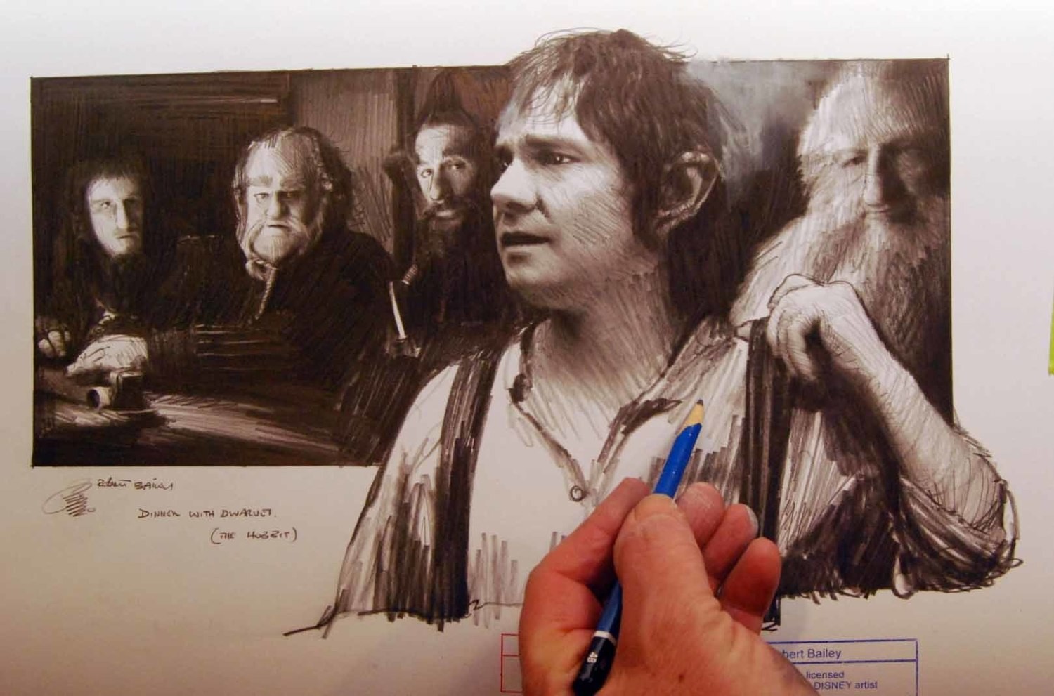 DINNER WITH  DWARVES.    (The Hobbit).