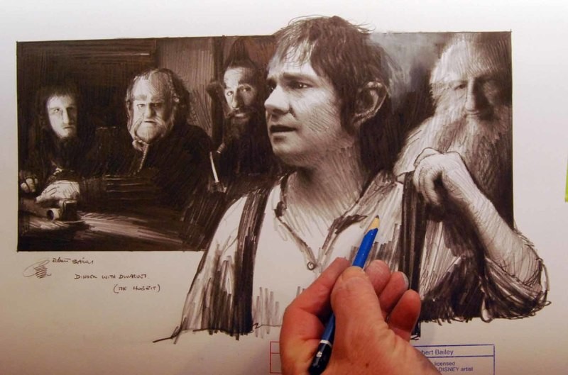 DINNER WITH  DWARVES.    (The Hobbit).