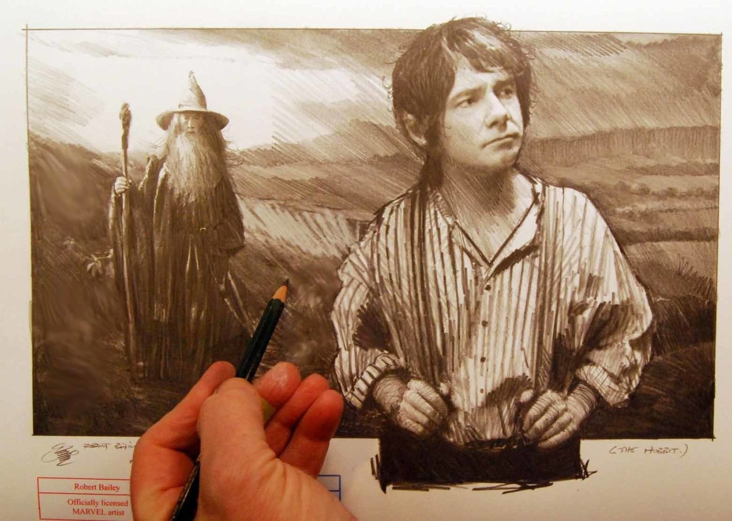 A STROLL AND AN ENCOUNTER.  (The Hobbit).