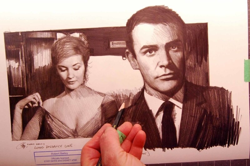 LONG DISTANCE LOVE.   (On the orient Express). From Russia, With Love.