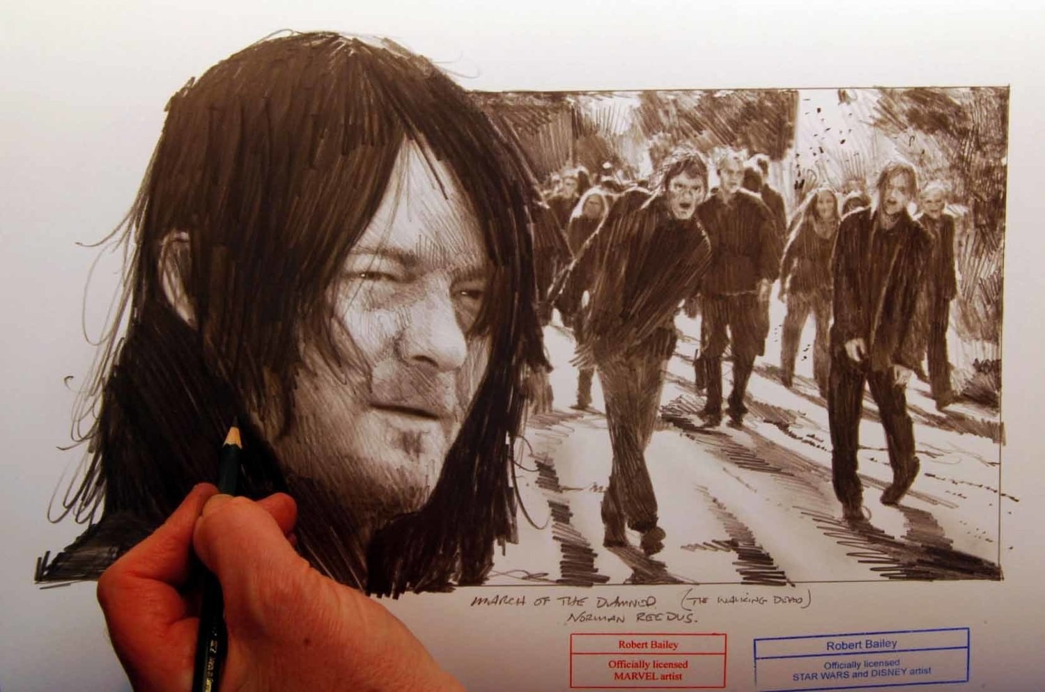 March of the Damned. (The Walking Dead). Norman Reedus.