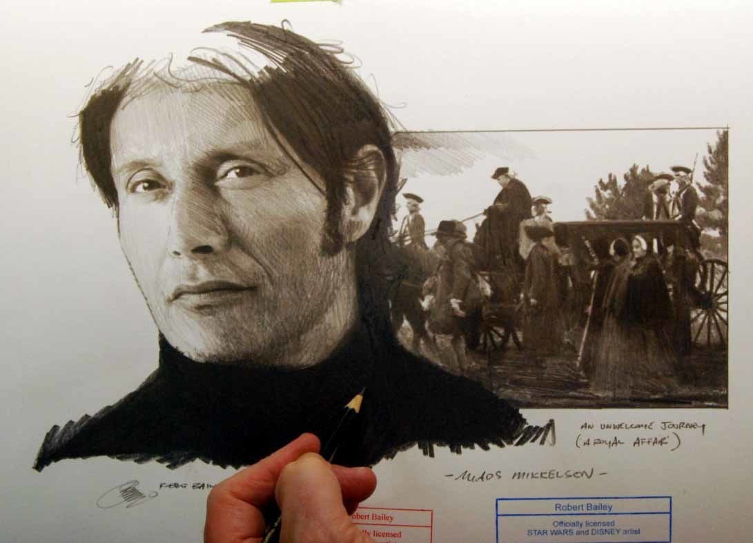 AN UNWELCOME JOURNEY.   (A Royal Affair). Mads Mikkelsen.