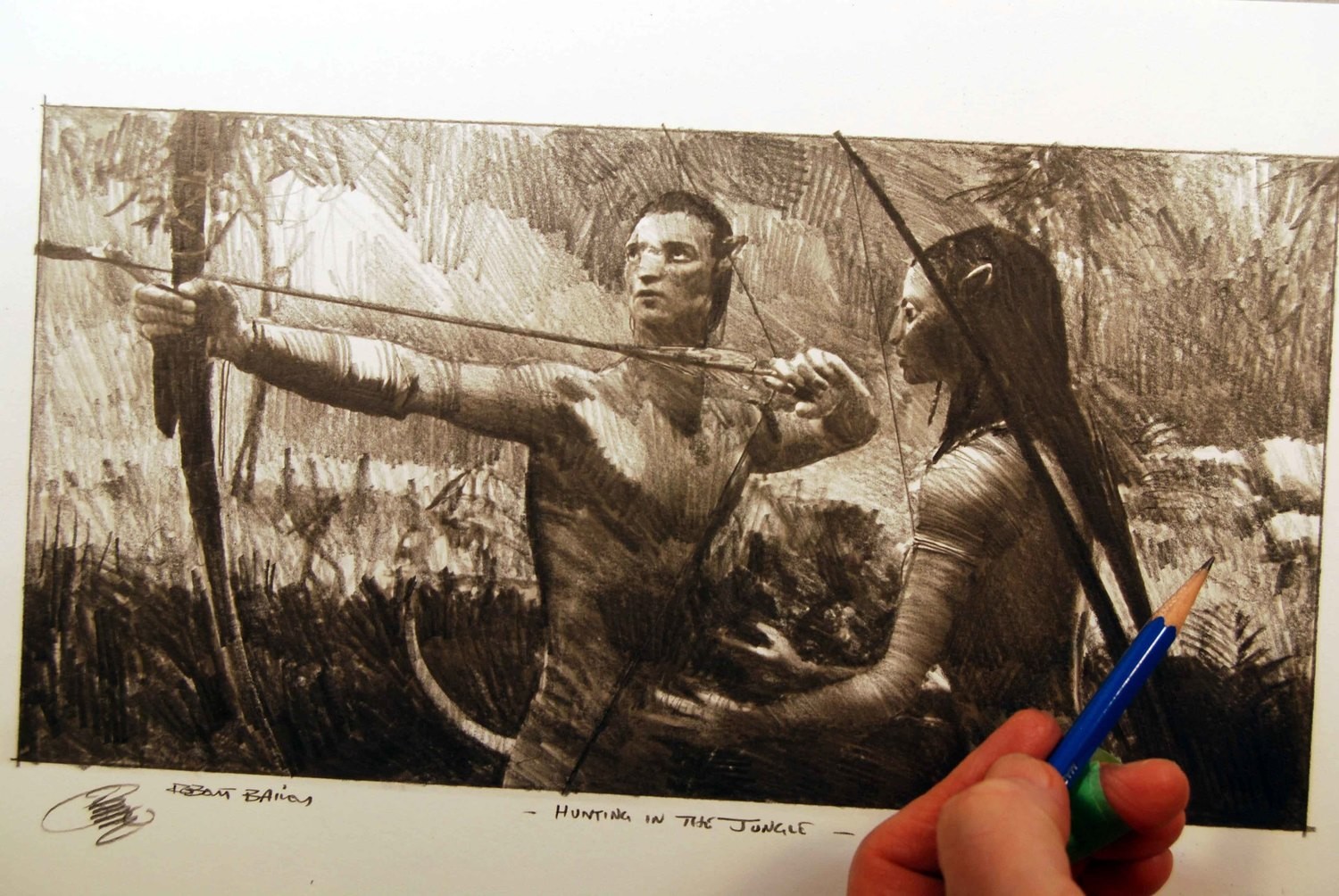 Hunting in the Jungle.    (Avatar).