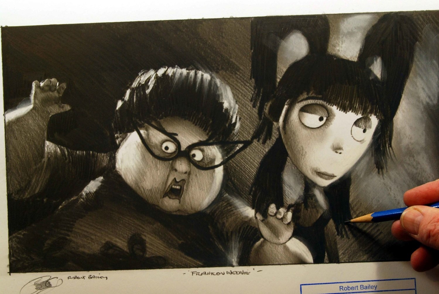 Scene from Frankenweenie.