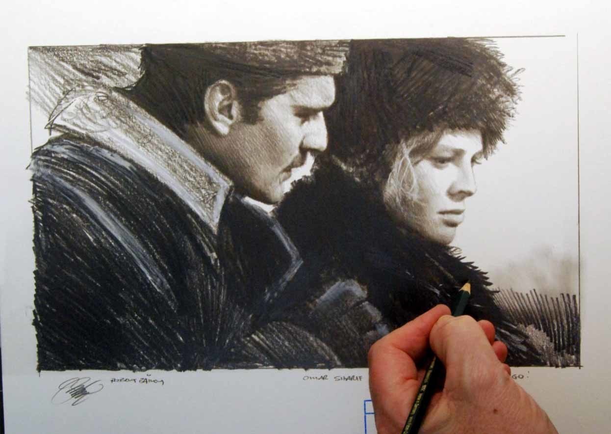 OMAR SHARIF AND JULIE CHRISTIE.  (Dr. Zhivago).