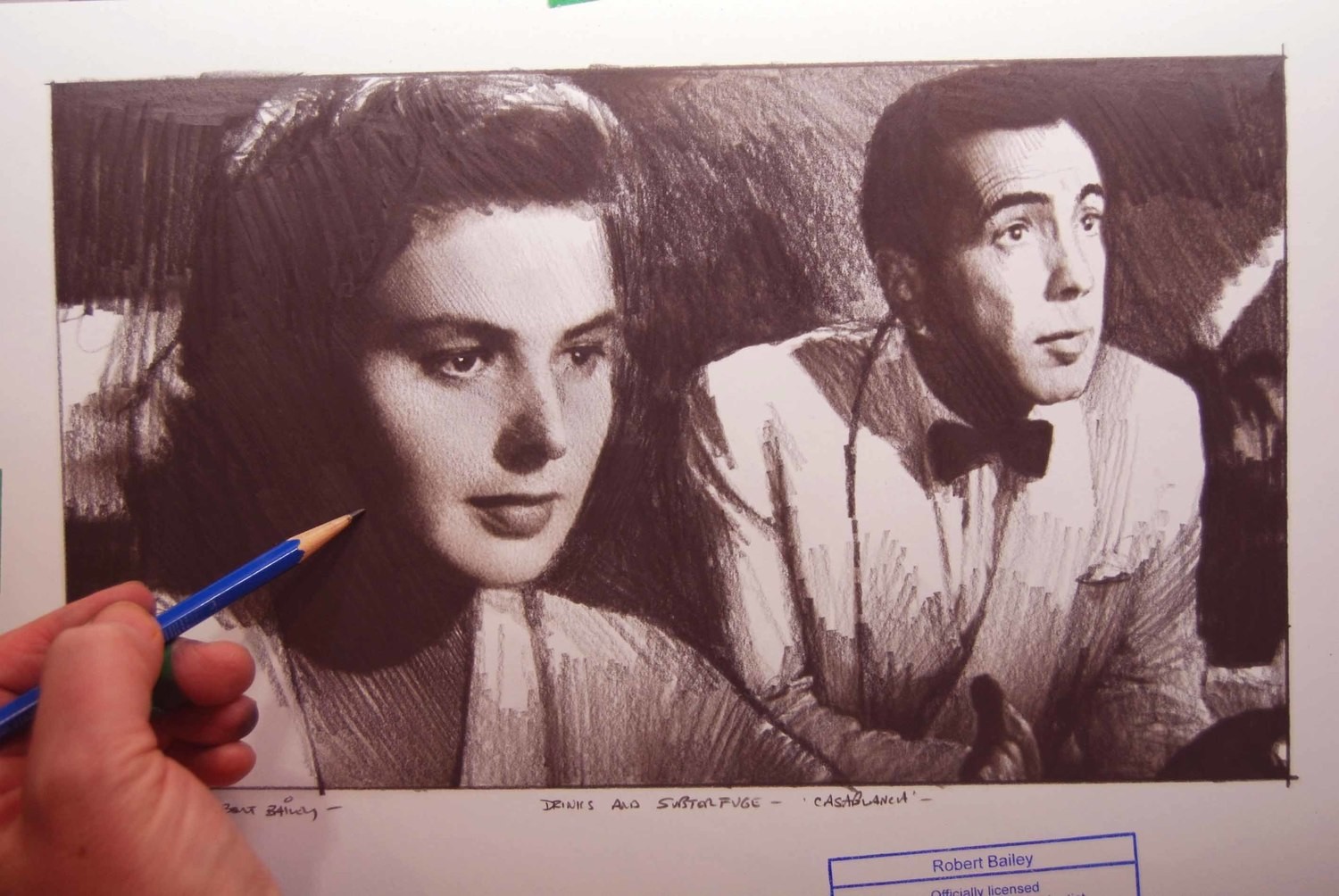 Drinks and Subterfuge.  (Casablanca).