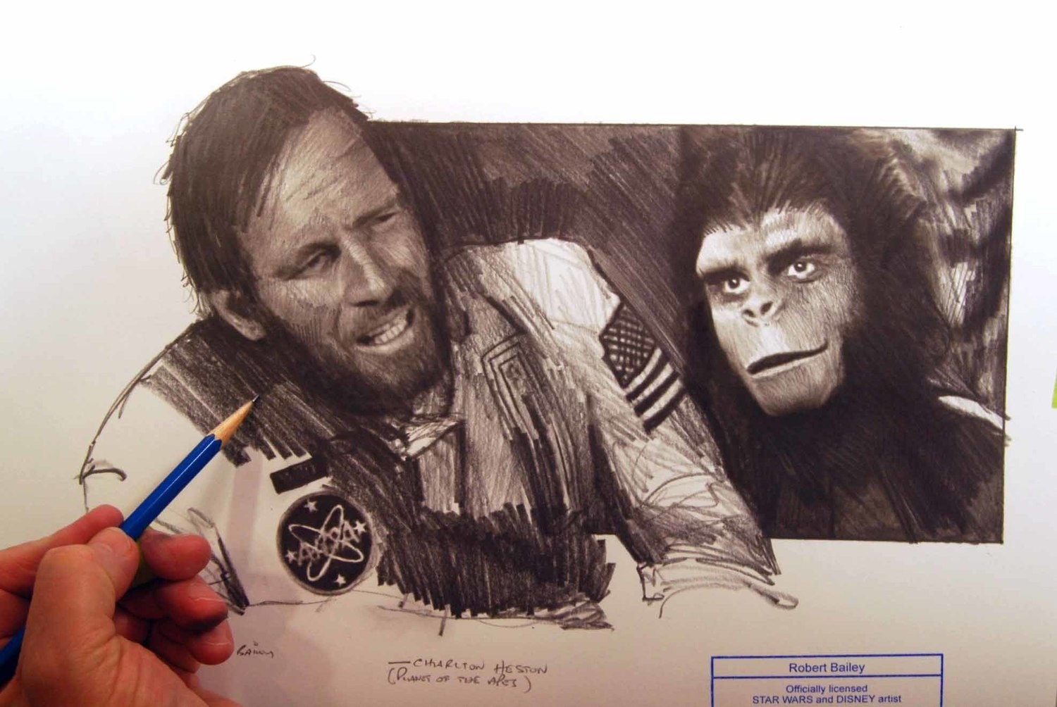 CHARLTON HESTON.  (Planet of the Apes).