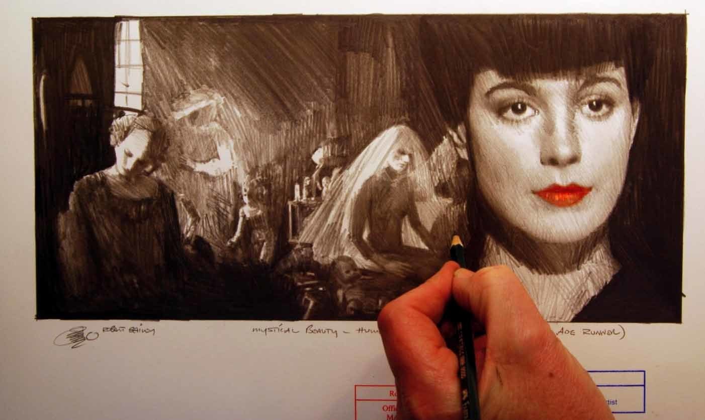 Mystical Beauty.  Human or Replicant?  (Blade Runner).