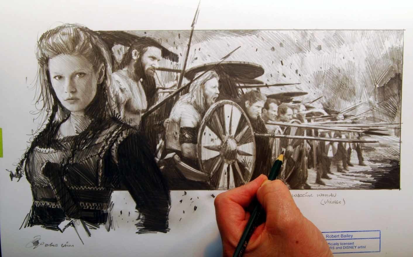 Nordic Warrior Woman. (Vikings).