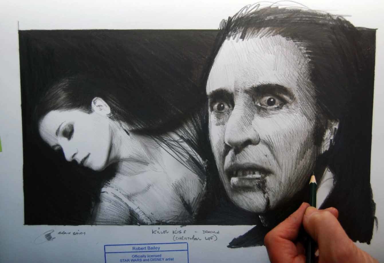 Killer Kiss. (Dracula). Christopher Lee.