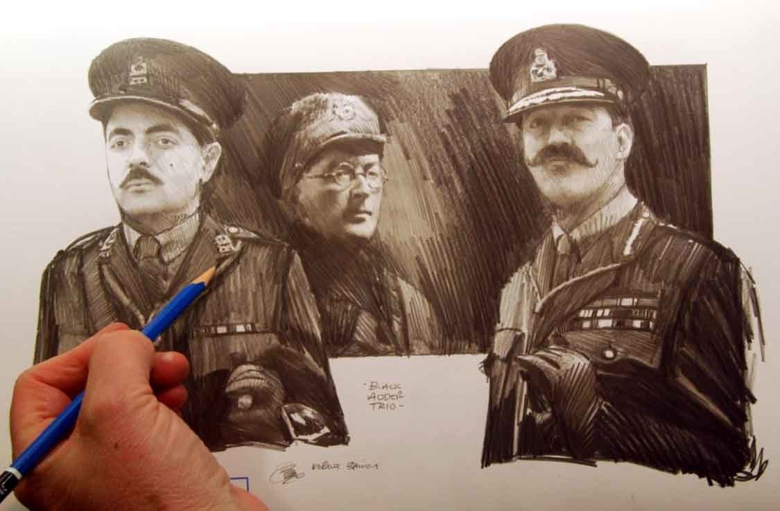 Black Adder Trio.