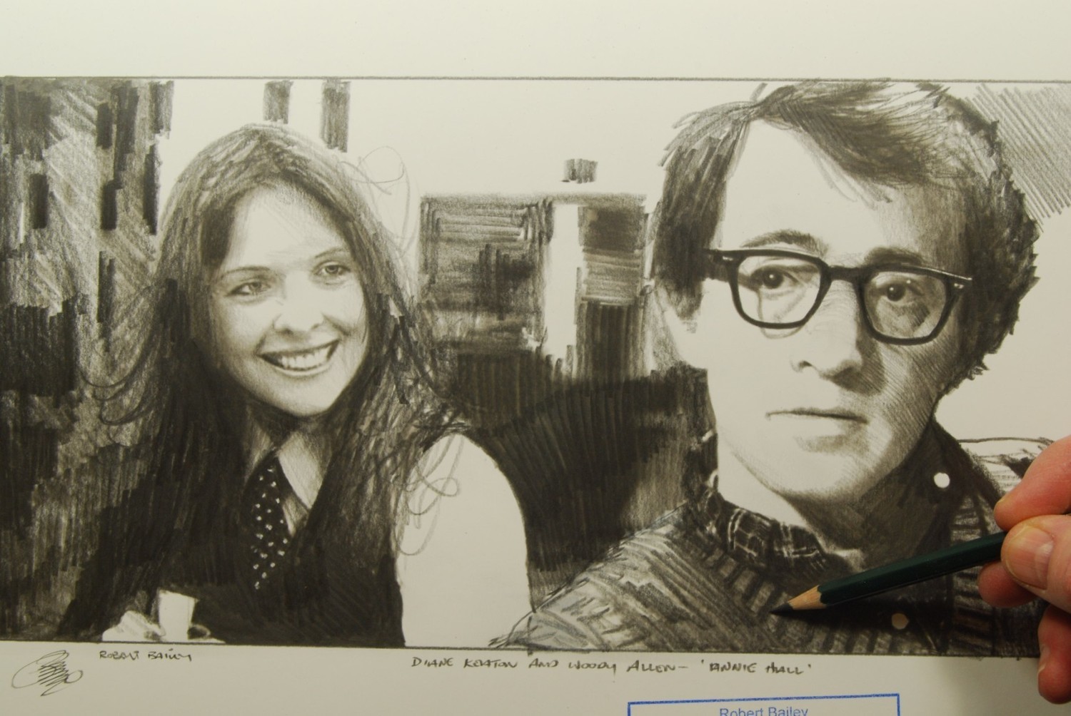 Diane Keaton and Woody Allen. ANNIE HALL.