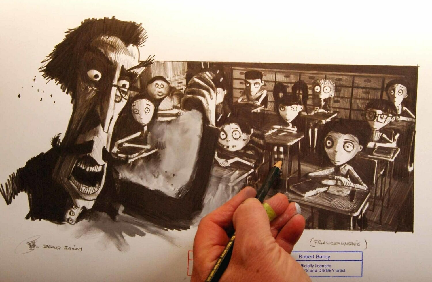 TERROR TEACHER.  (Frankenweenie).