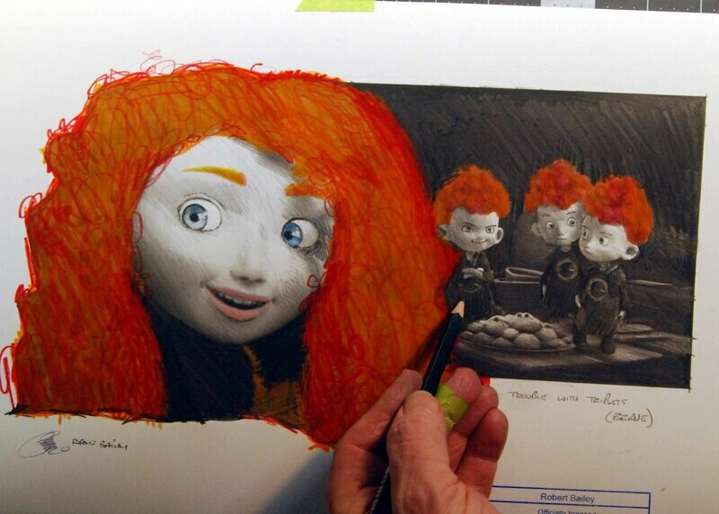 TROUBLE WITH TRIPLETS.  (Brave).