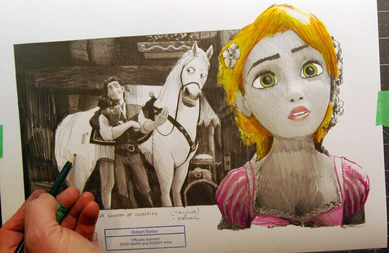 A WONDER OF IDENTITY.   (Tangled).  Rapunzel.