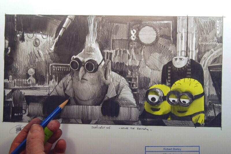 Inside The Factory. (Despicable Me).