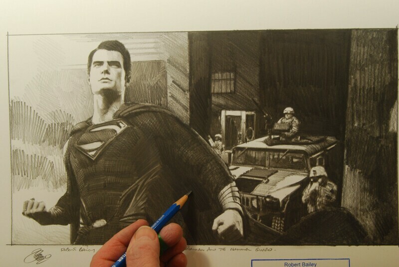 Superman and the National Guard.