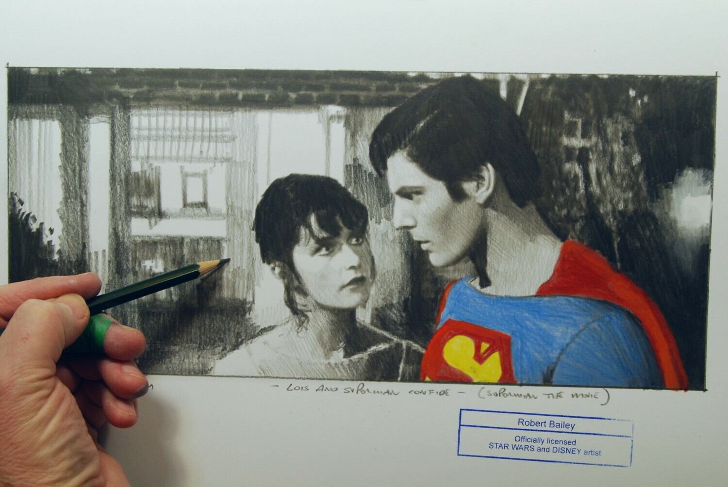 Lois and Superman Confide.