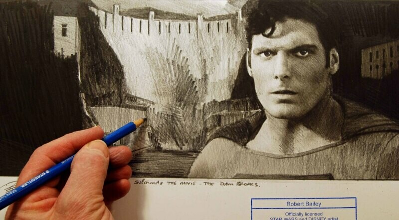 The Dam Breaks. Superman The Movie.