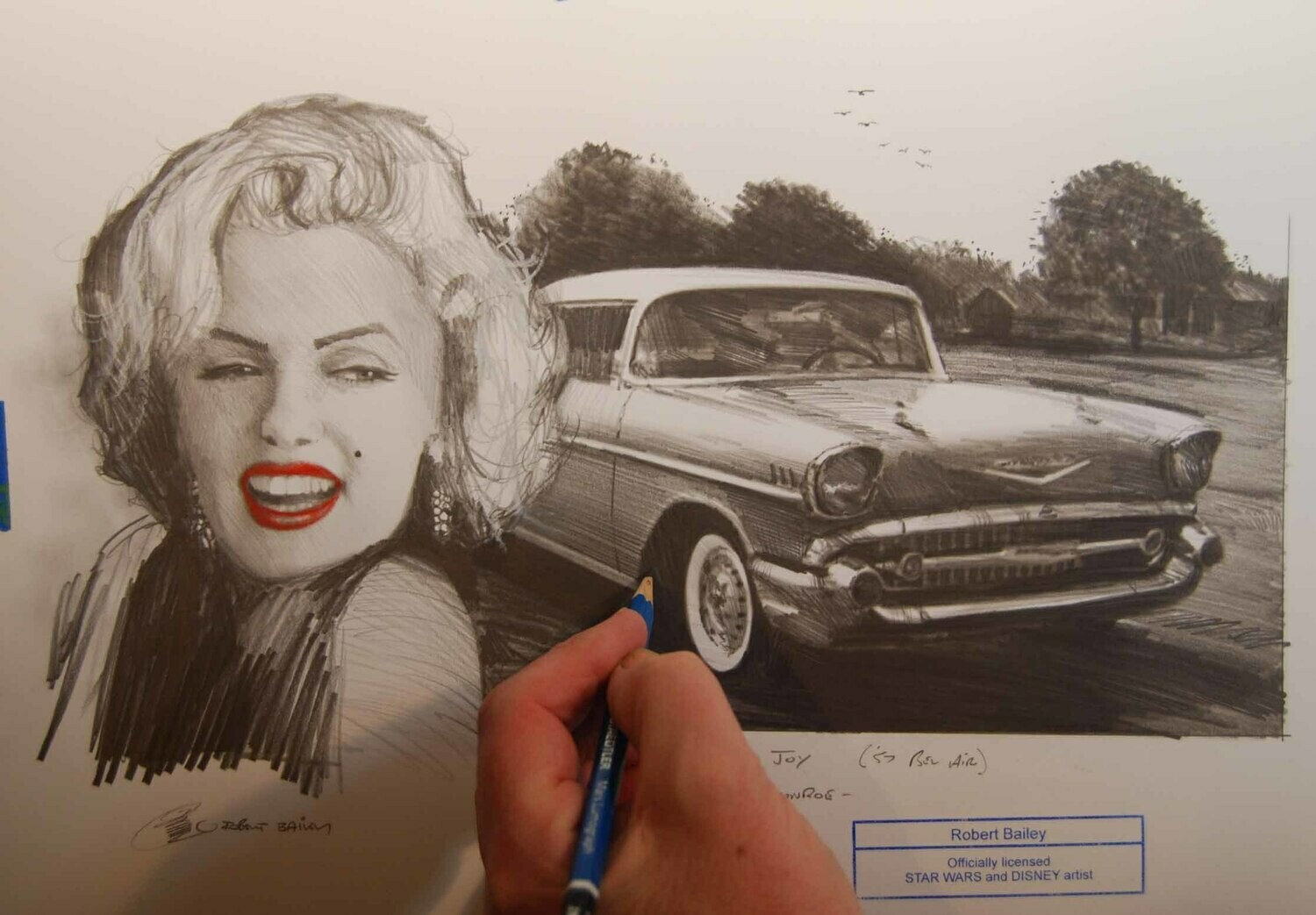 Norma Jean's Joy. (57 Chev Bel Air). Marilyn Monroe.