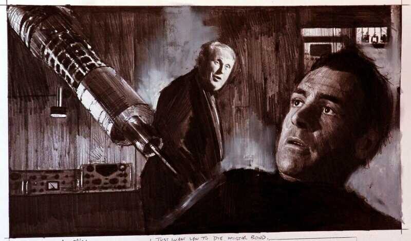 I JUST WANT YOU TO DIE, MISTER BOND. (Goldfinger).