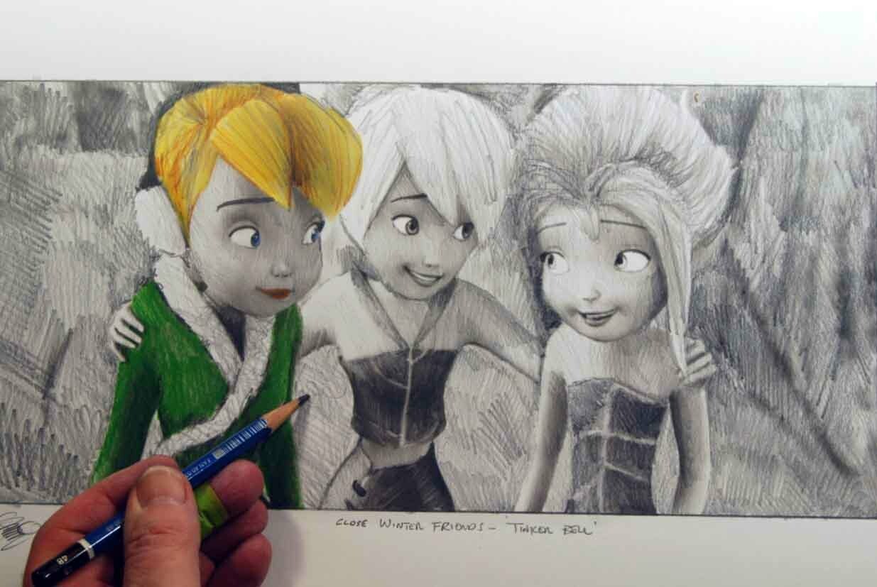 Close Winter Friends. (Tinker Bell).